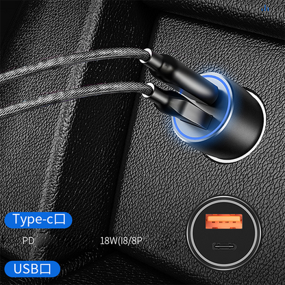 Wiwu PC100 Araç Şarjı Gri