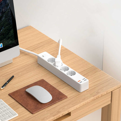 Wiwu PD20W U01EU Power Strip Çoklu Priz 160 cm Siyah