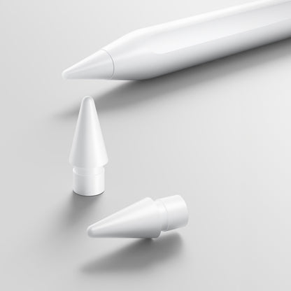 Wiwu Pencil A03 Kablosuz Şarj Özellikli Avuç İçi Reddi (Palm Rejection) ve Eğim Hassasiyeti Özellikli Dokunmatik Kalem Beyaz