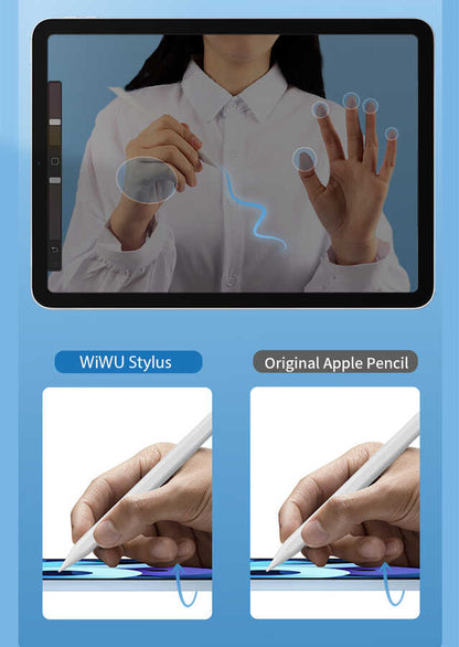 Wiwu Pencil L Dokunmatik Kalem Palm-Rejection Eğim Özellikli Çizim Kalemi Beyaz