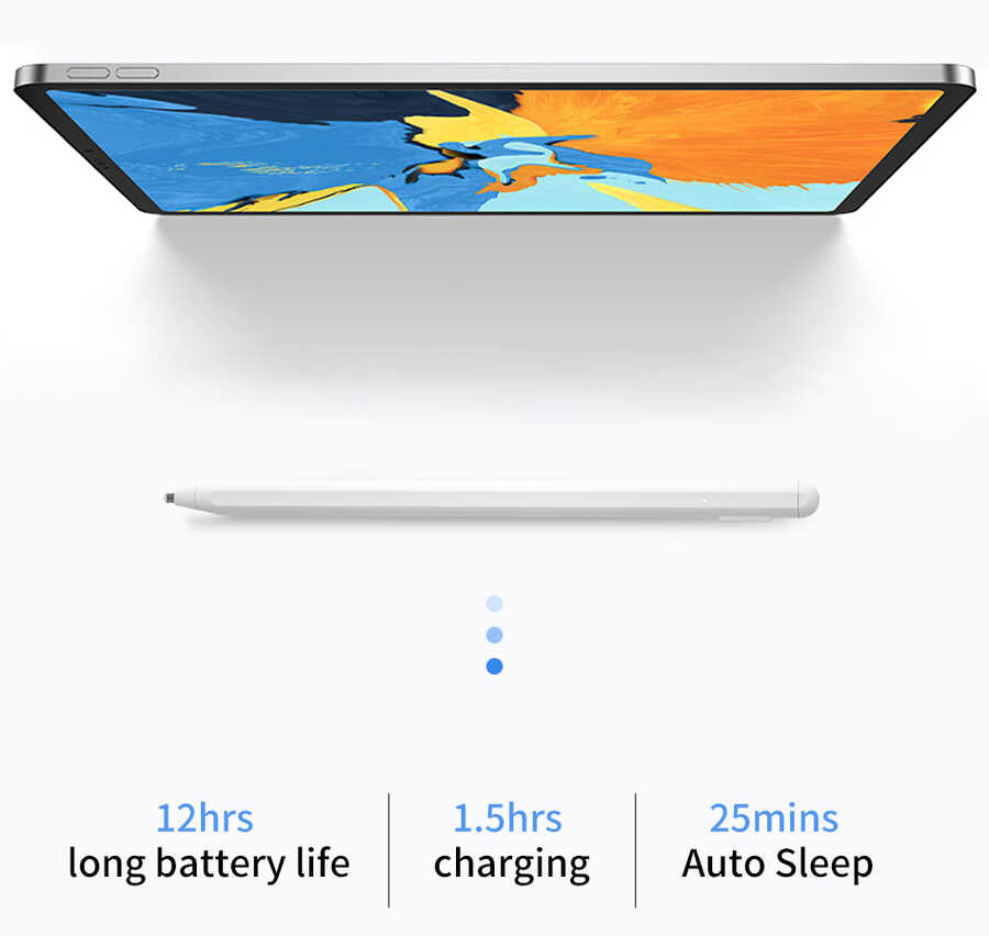 Wiwu Pencil Max Dokunmatik Çizim Kalemi Beyaz