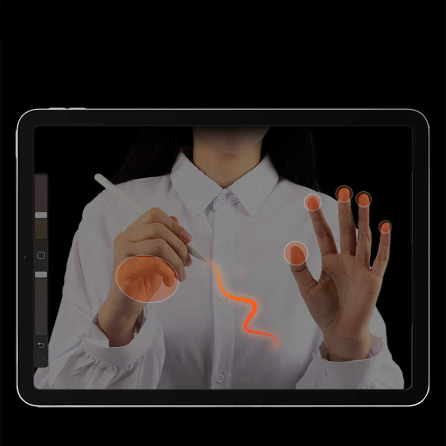 Wiwu Pencil W Dokunmatik Kalem Palm-Rejection Eğim Özellikli Çizim Kalemi Beyaz