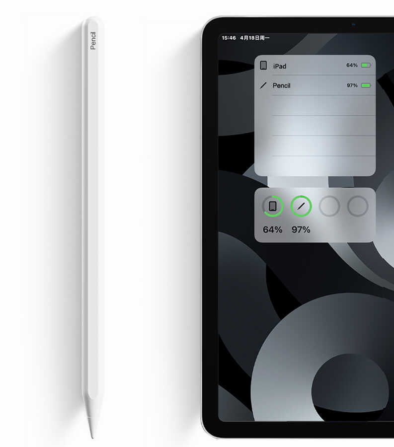 Wiwu Pencil W Dokunmatik Kalem Palm-Rejection Eğim Özellikli Çizim Kalemi Beyaz