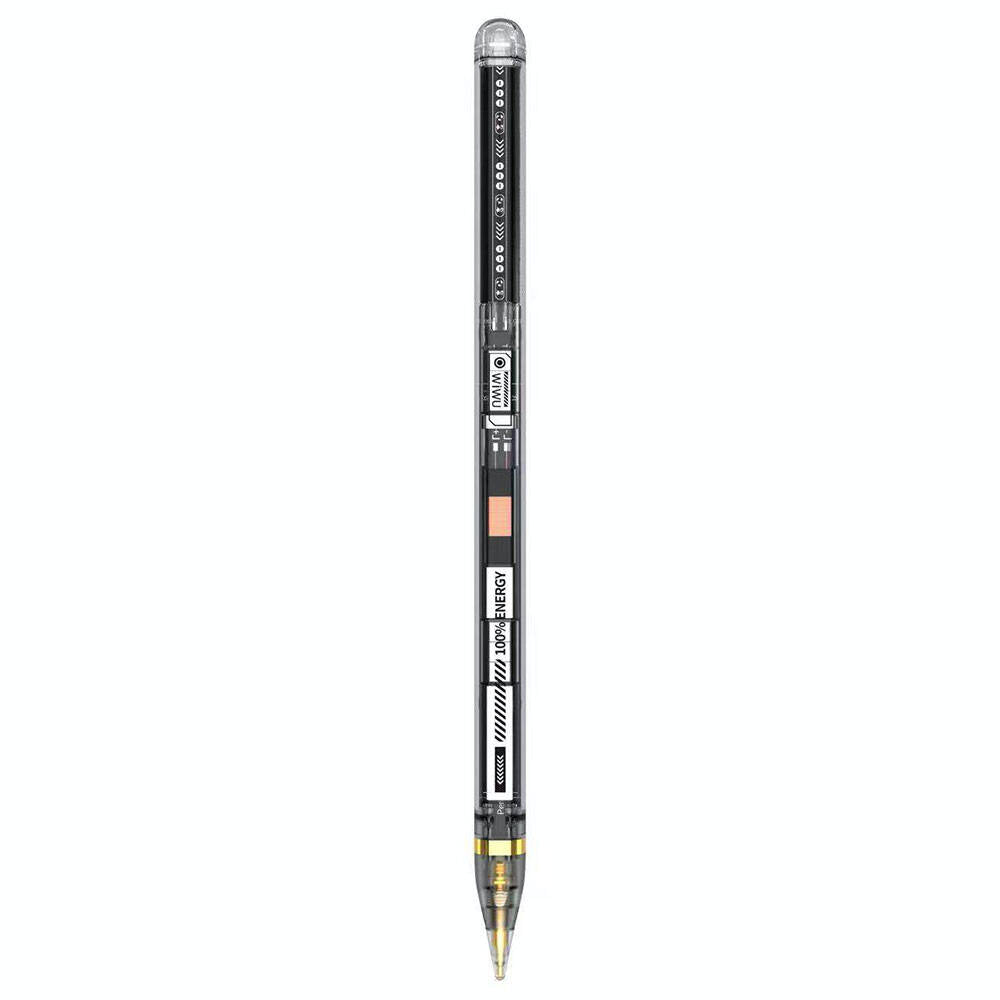 Wiwu Pencil W Pro Dijital Led Göstergeli Palm-Rejection Şeffaf Görünüm Tasarımlı Dokunmatik Çizim Kalemi Renksiz