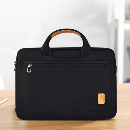 Wiwu Pioneer Pro Serisi Su Geçirmez Polyester Kumaş Omuz Askılı 14 inç Laptop Çantası Siyah