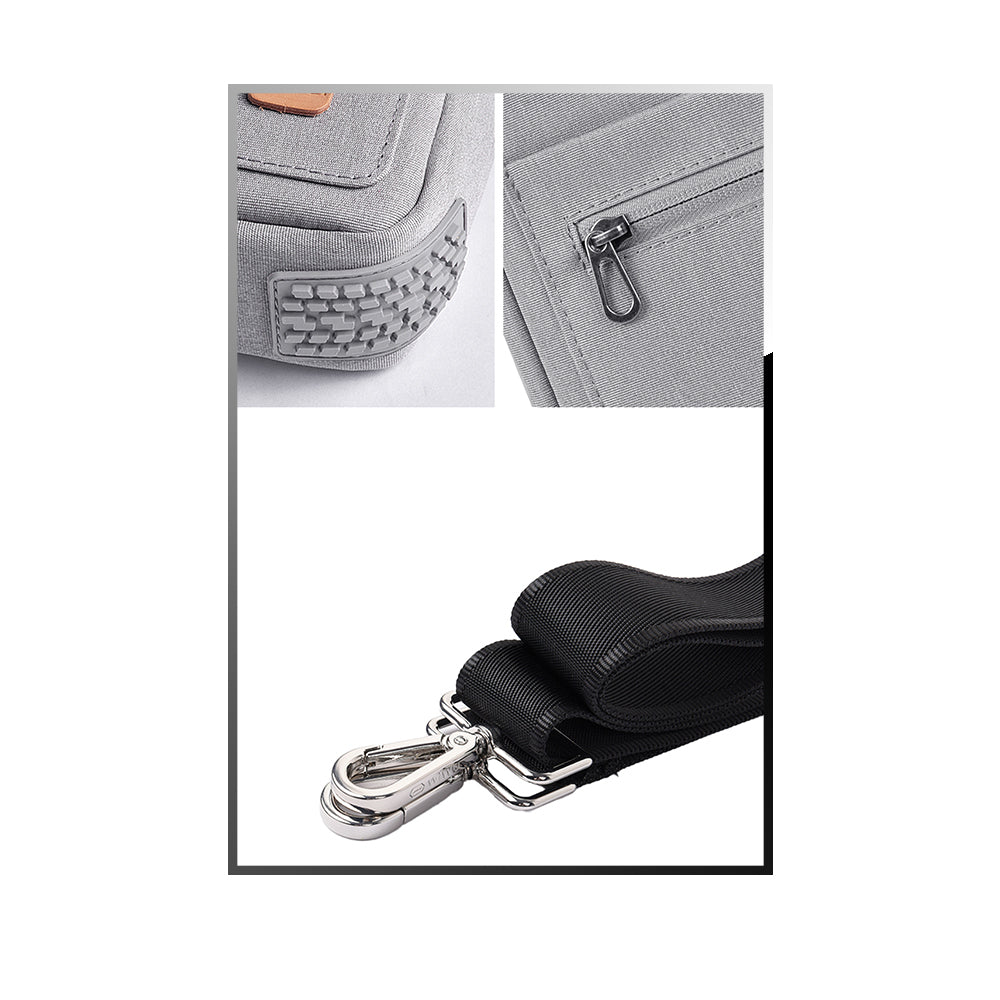 Wiwu Pioneer Serisi Su Geçirmez Polyester Kumaş Omuz Askılı 12.9 inç Tablet Çantası Siyah