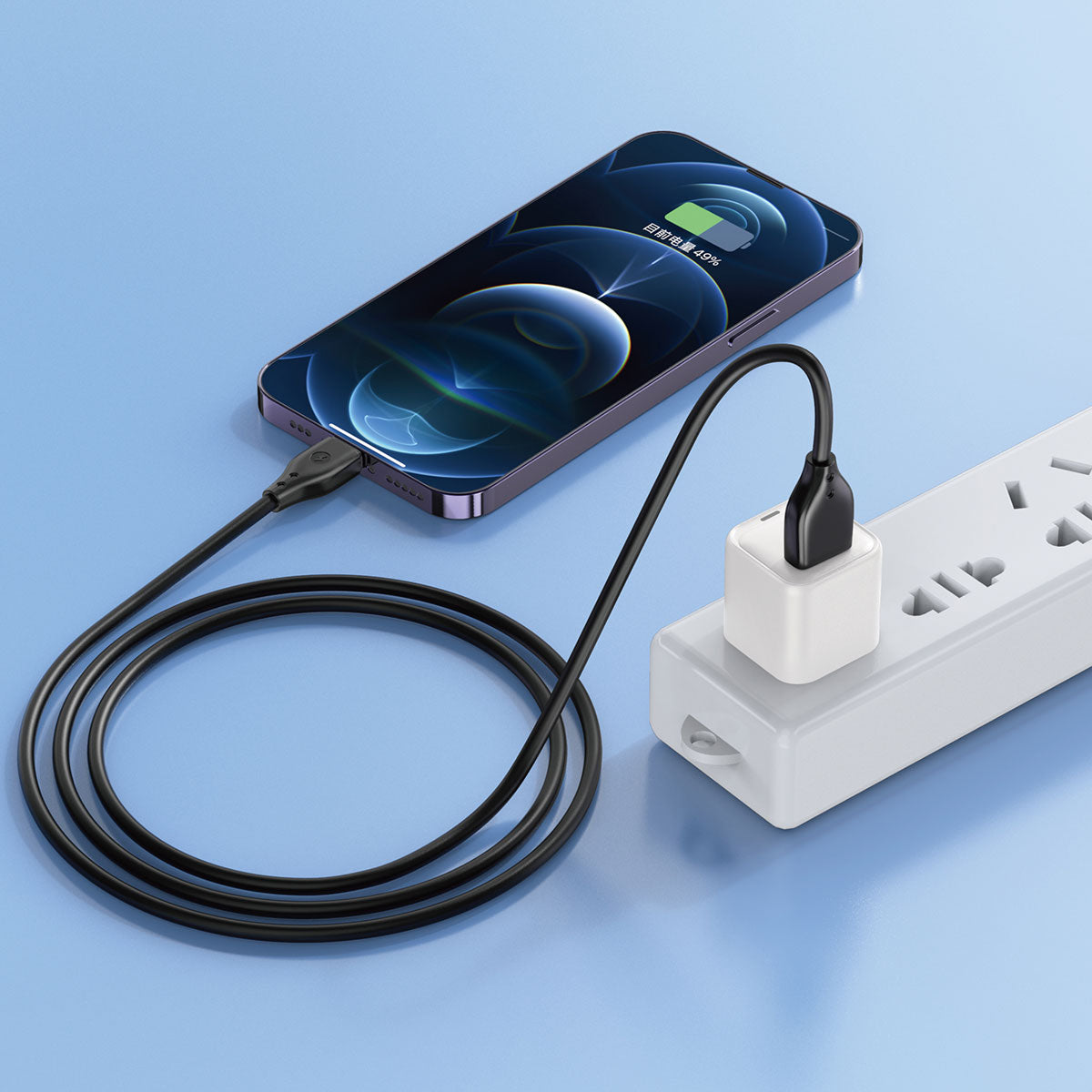 Wiwu Pioneer Wİ-C001 Ultra Esnek Lightning Usb Kablo 1M Beyaz