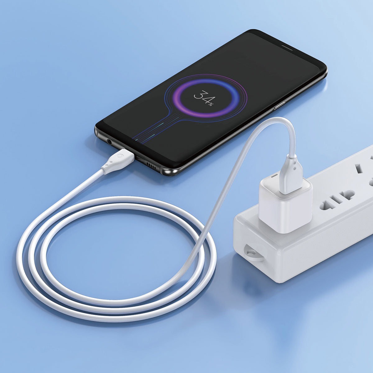 Wiwu Pioneer Wİ-C001 Ultra Esnek Type-C Usb Kablo 1M Siyah