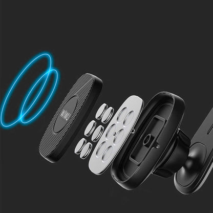 Wiwu PL900 Lotto Magnetik Araç Telefon Tutucu Siyah