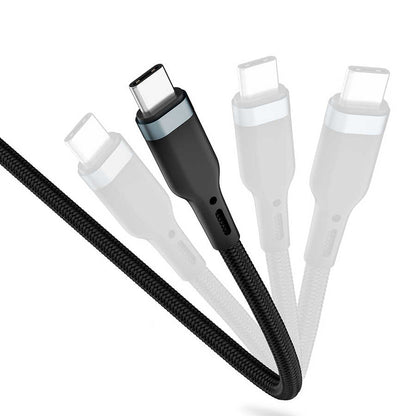 Wiwu Platinum Serisi PT04 PD To Lightning Kablo 0.3M Siyah