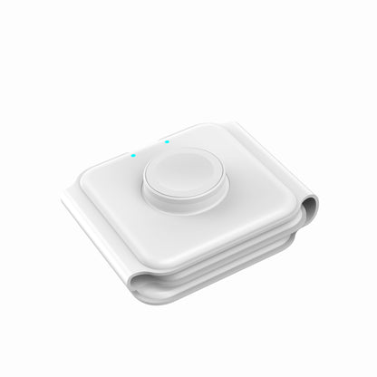 Wiwu Power Air M6 3 in 1 Mıknatıslı Kablosuz Şarj Standı Beyaz