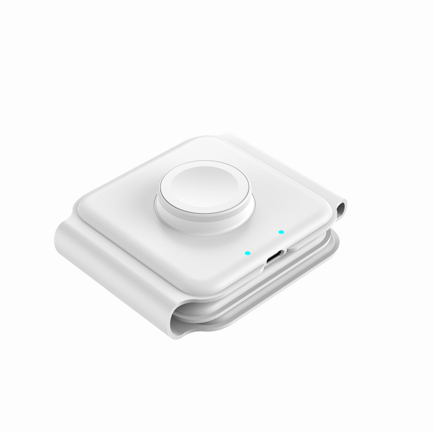 Wiwu Power Air M6 3 in 1 Mıknatıslı Kablosuz Şarj Standı Beyaz