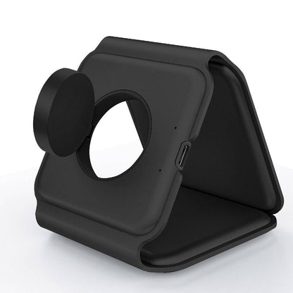 Wiwu Power Air M6 3 in 1 Mıknatıslı Kablosuz Şarj Standı Beyaz