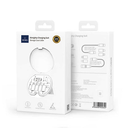 Wiwu S02 Almighty Suit Kutulu Kablo Seti Beyaz