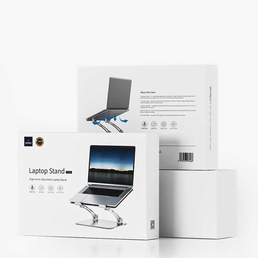 Wiwu S700 Laptop Standı Gümüş