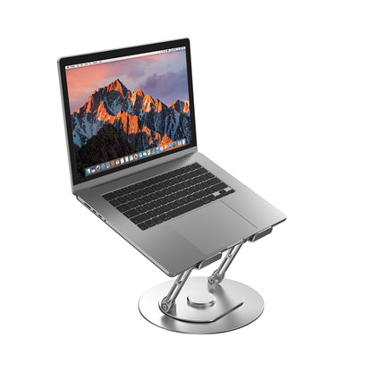 Wiwu S800 New Dönebilen Katlanabilir Laptop Standı Gümüş