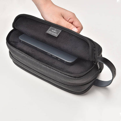 Wiwu Salem Anti-Theft Çok Fonksiyonlu Taşınabilir Mobil Aksesuar Çantası Siyah