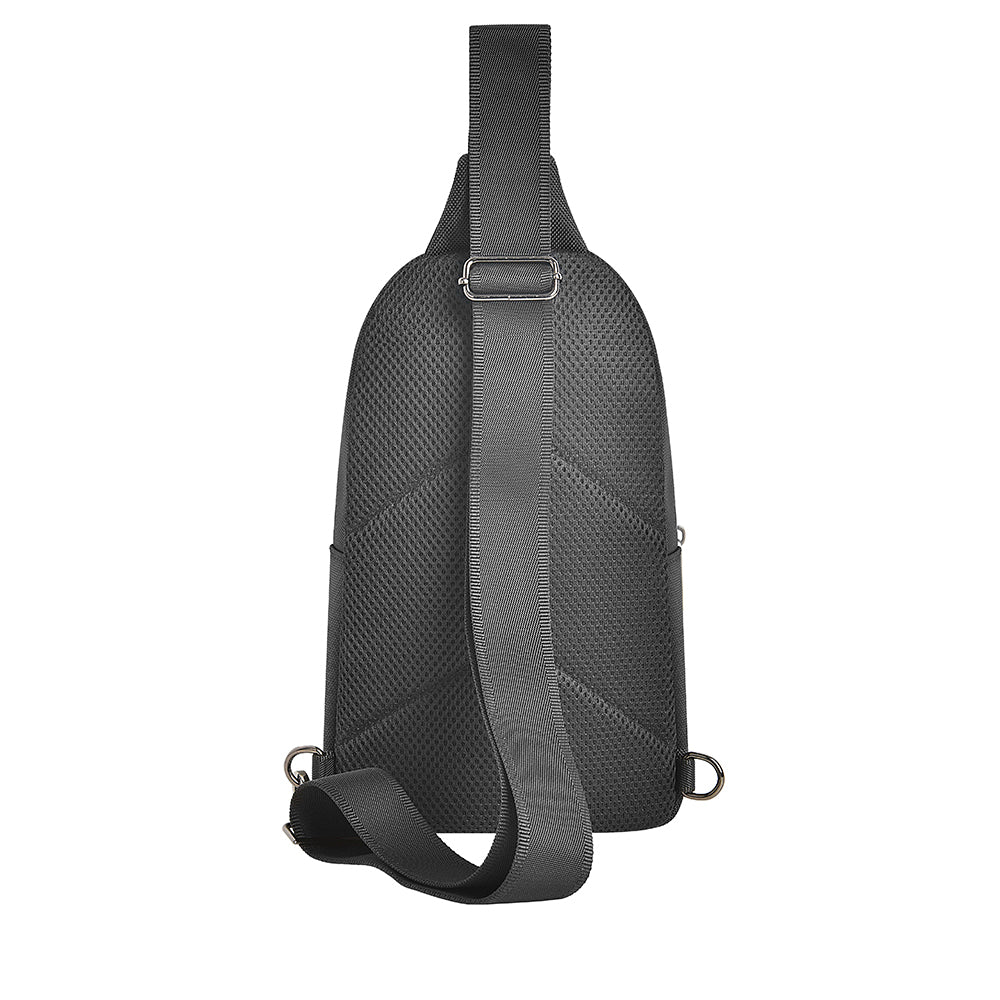 Wiwu Salem Serisi Crossbody Su Geçirmez Polyester Kumaş Omuz Askılı Çapraz Vücut Çantası Siyah