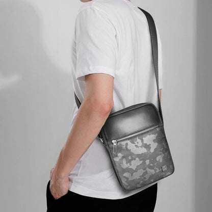 Wiwu Salem Serisi Sling Su Geçirmez Polyester Kumaş Çapraz Askılı Vücut Çantası Siyah