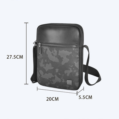 Wiwu Salem Serisi Sling Su Geçirmez Polyester Kumaş Çapraz Askılı Vücut Çantası Siyah