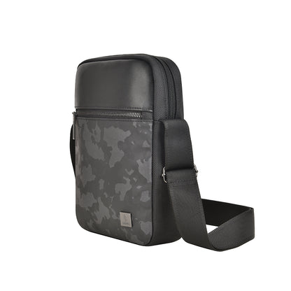 Wiwu Salem Serisi Sling Su Geçirmez Polyester Kumaş Çapraz Askılı Vücut Çantası Siyah