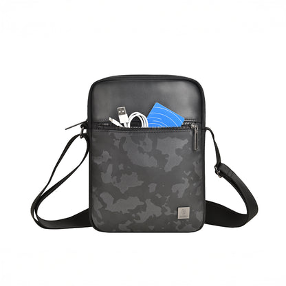 Wiwu Salem Serisi Sling Su Geçirmez Polyester Kumaş Çapraz Askılı Vücut Çantası Siyah