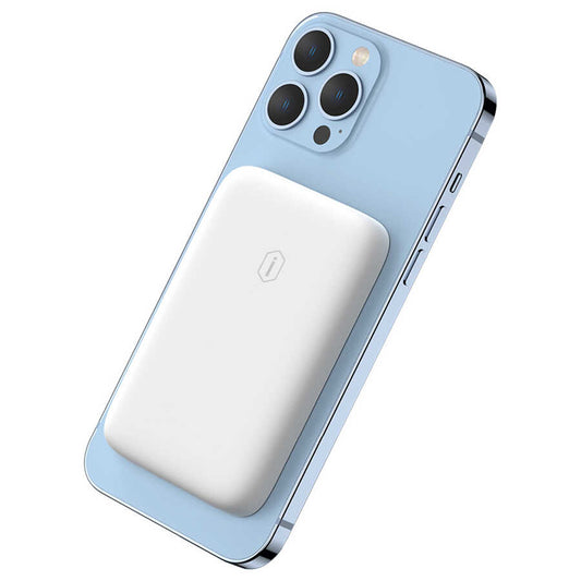 Wiwu SC5000A M-safe Mıknatıslı Wireless Powerbank Beyaz