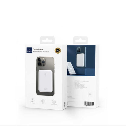 Wiwu SC5000A M-safe Mıknatıslı Wireless Powerbank Beyaz
