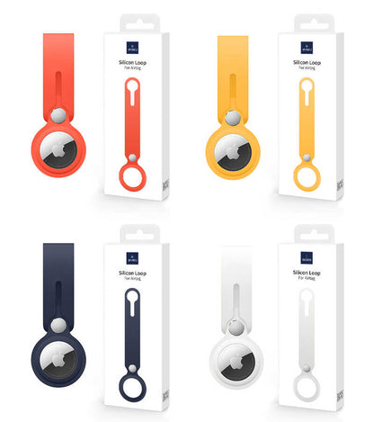 Wiwu Silikon Loop Airtag Anahtarlık Sarı