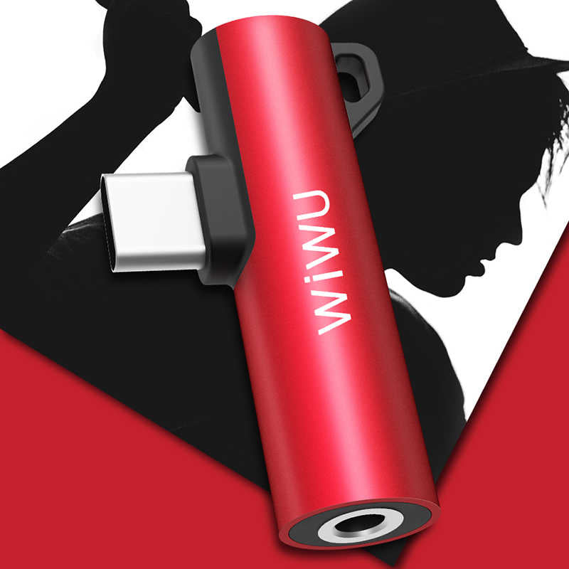 Wiwu ST05 Type-C Ses Adaptörü Gri