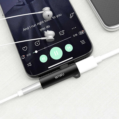 Wiwu ST05 Type-C Ses Adaptörü Siyah