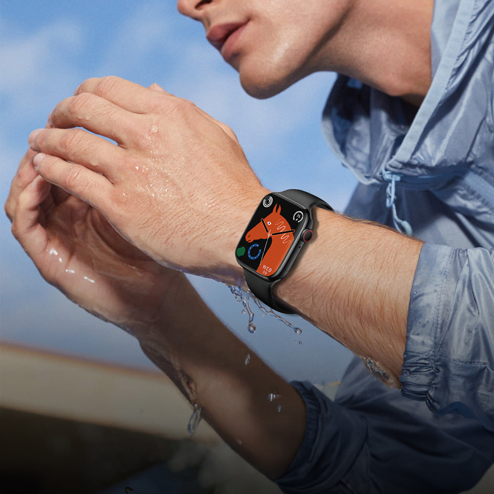 Wiwu SW01 Pro Lite İOS ve Android Uyumlu Akıllı Saat Siyah