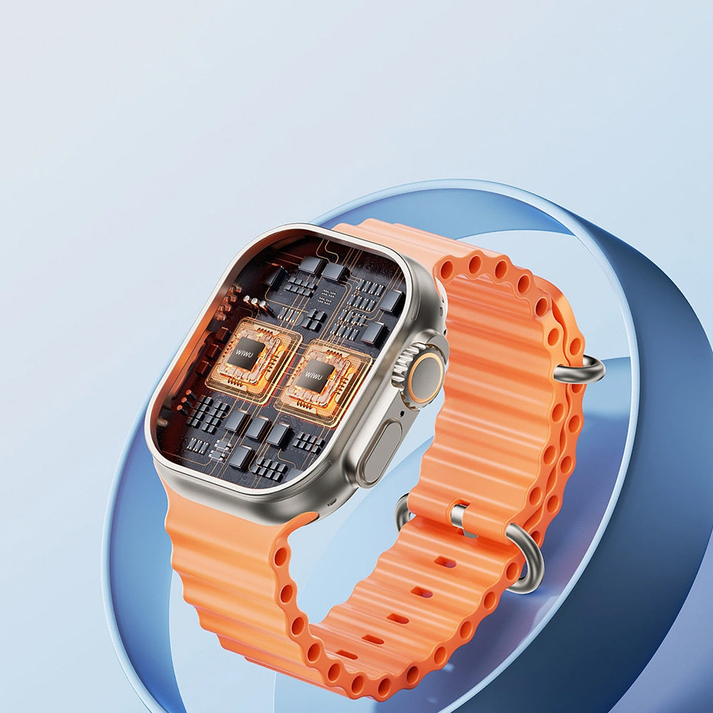 Wiwu SW01 Ultra Lite İOS ve Android Uyumlu Akıllı Saat Gümüş