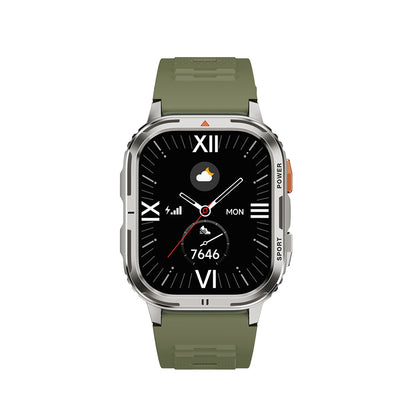 Wiwu SW05 Smart Watch İOS ve Android Uyumlu TFT Ekranlı IP68 Sertifikalı Akıllı Saat Gümüş