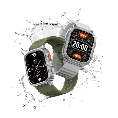 Wiwu SW05 Smart Watch İOS ve Android Uyumlu TFT Ekranlı IP68 Sertifikalı Akıllı Saat Siyah