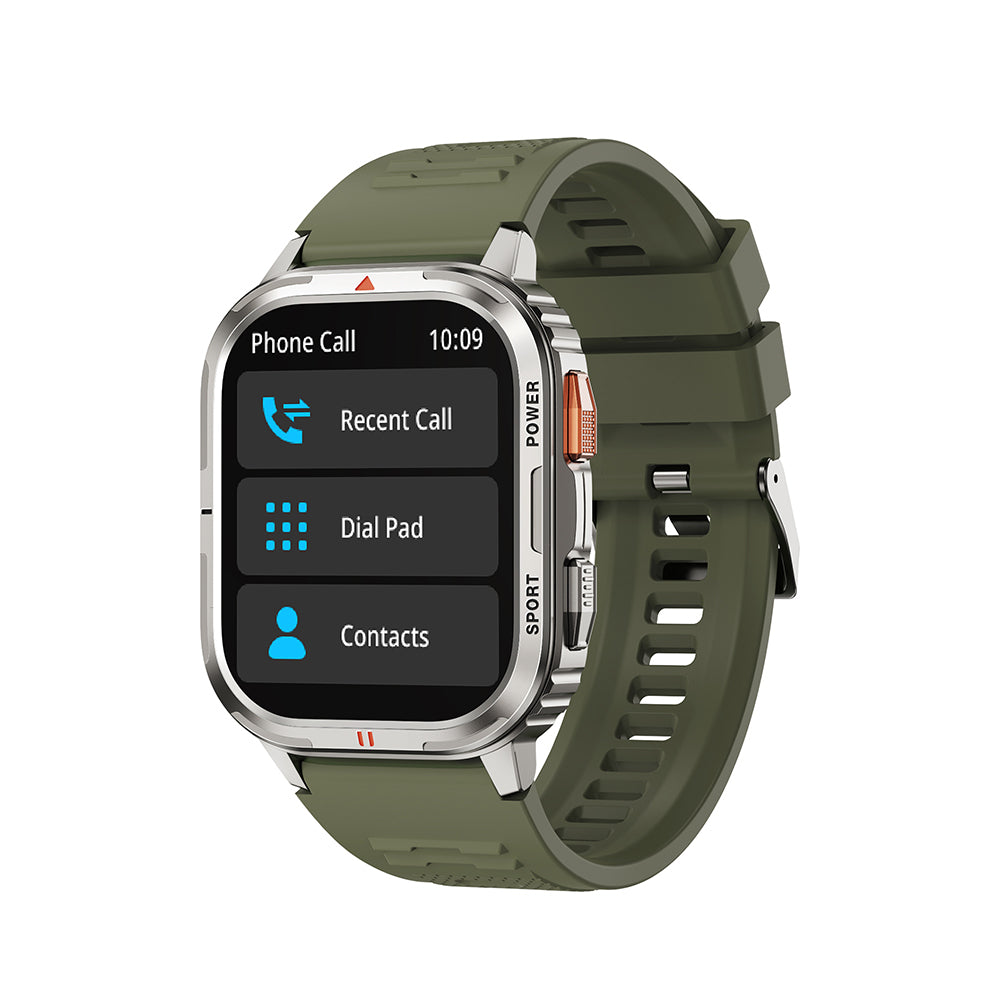 Wiwu SW05 Smart Watch İOS ve Android Uyumlu TFT Ekranlı IP68 Sertifikalı Akıllı Saat Gümüş