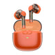 Wiwu T12 Şeffaf Tasarımlı Kulak İçi Bluetooth Kulaklık Turuncu