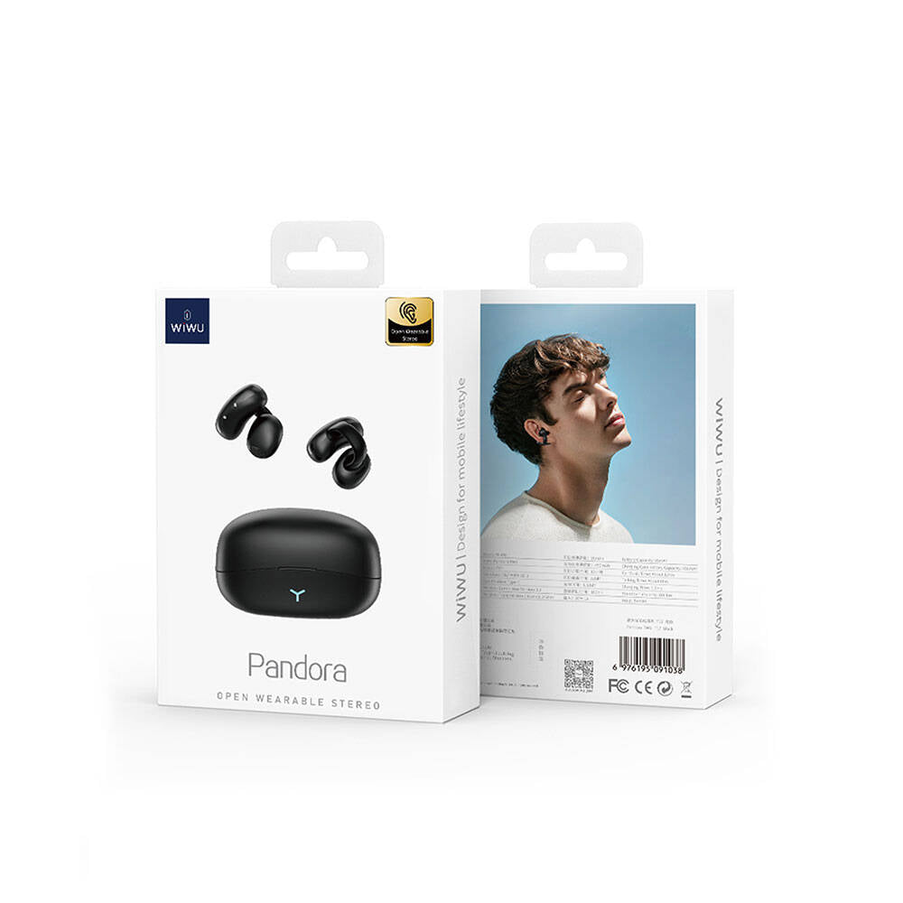 Wiwu T17 Pandora Serisi Stereo Ses Kulak İçi Bluetooth 5.2 Kulaklık Siyah