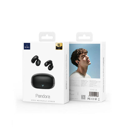 Wiwu T17 Pandora Serisi Stereo Ses Kulak İçi Bluetooth 5.2 Kulaklık Siyah
