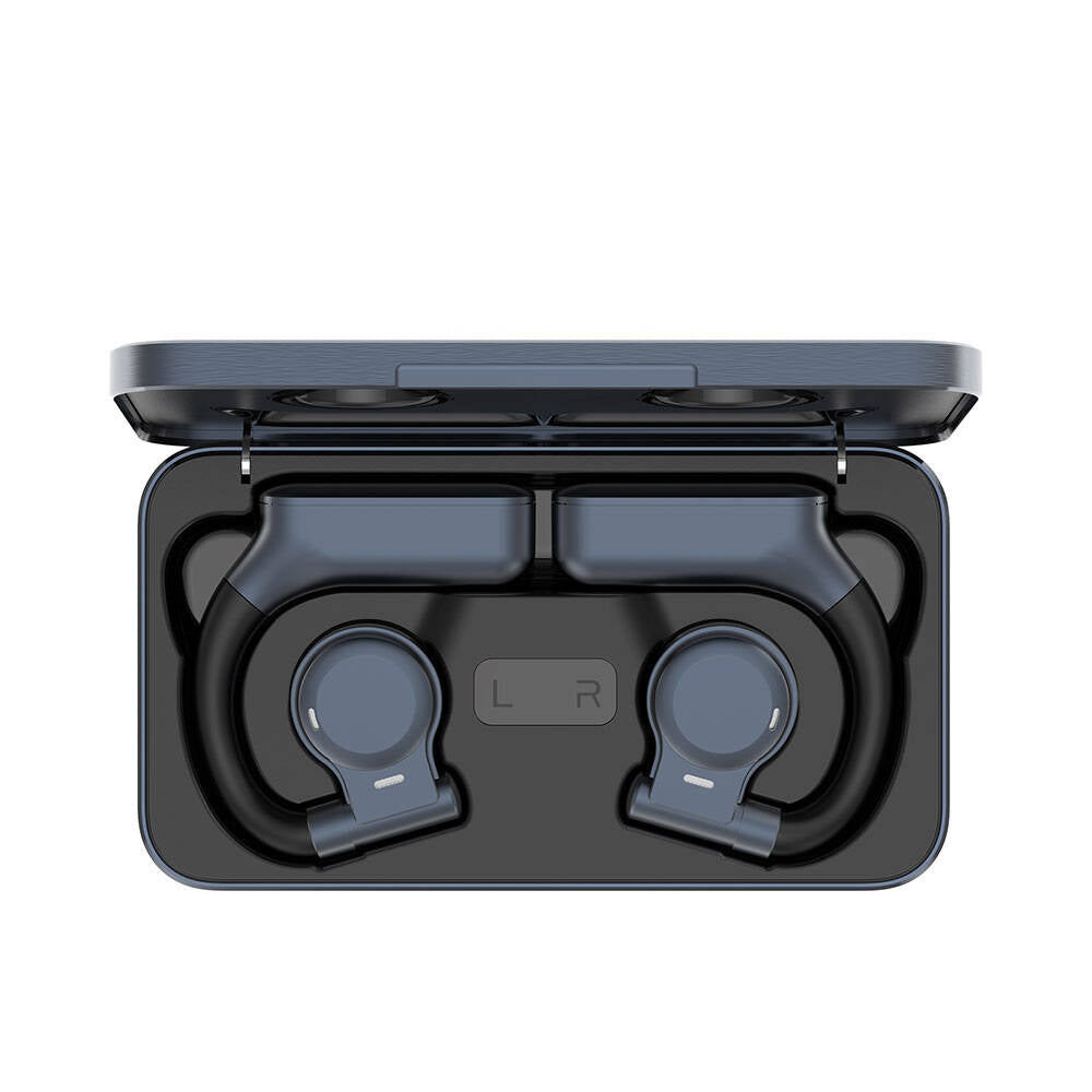 Wiwu T18 Clera Sound Serisi Serbest Ayarlanabilir Kulak İçi Bluetooth 5.2 Kulaklık Mavi