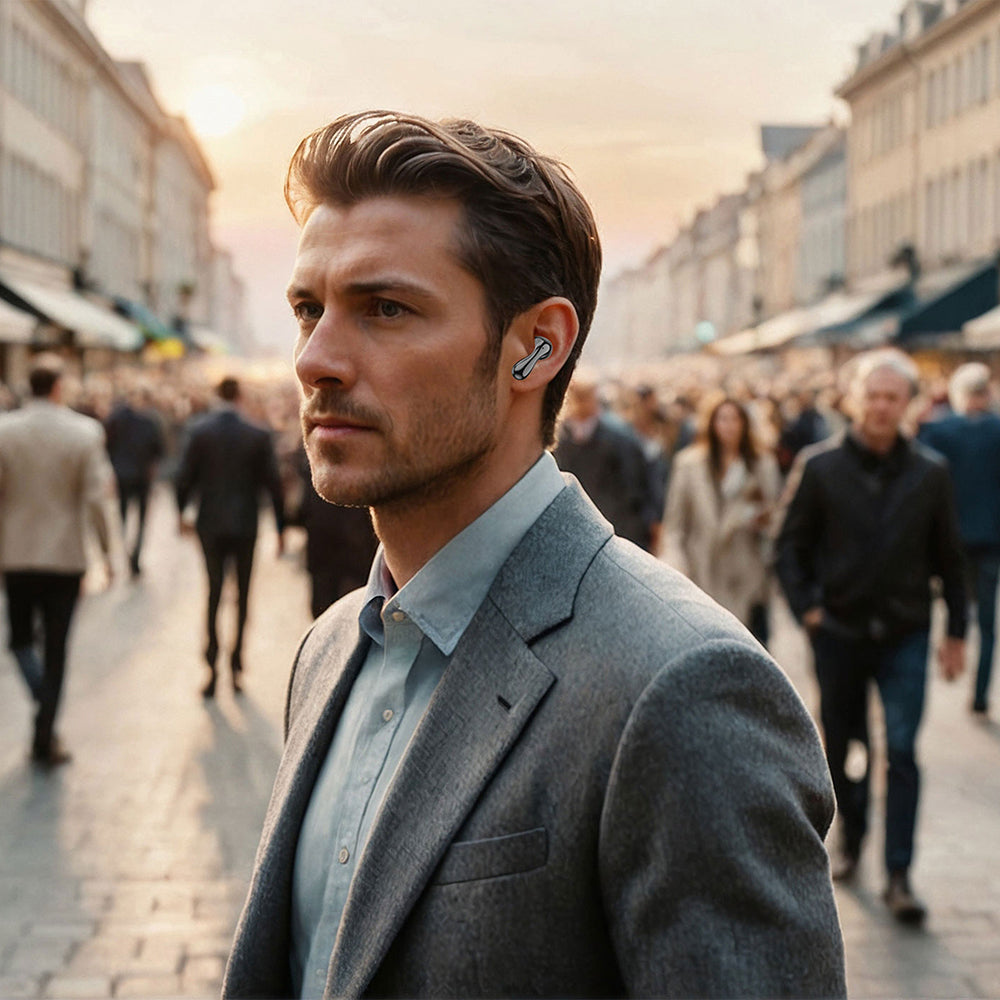 Wiwu T32 Plus ANC/ENC Teknolojili Kulak İçi Bluetooth Kulaklık v5.4 Siyah