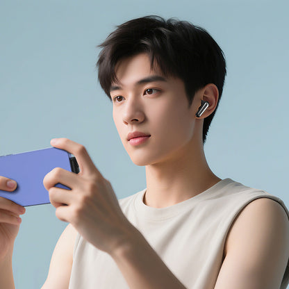 Wiwu T36 ANC/ENC Teknolojili Kulak İçi Bluetooth Kulaklık v6.0 Siyah