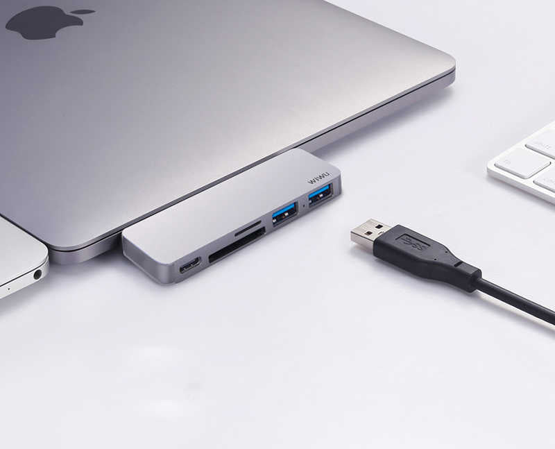 Wiwu T6 Type-C Hub Gri