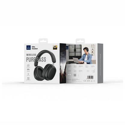 Wiwu TD-05 Elite Serisi Ayarlanabilir Katlanabilir Pure Bass Hi-Fi Kulak Üstü Bluetooth v5.3 Kulaklık Haki