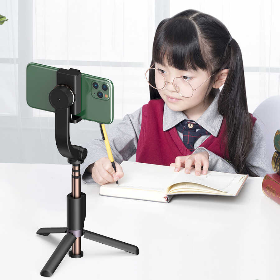 Wiwu TGS-301 Çok Fonksiyonlu Selfie Çubuğu Siyah