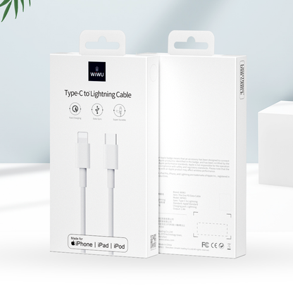 Wiwu The One PD To Lightning Usb Kablo 1.2M Beyaz