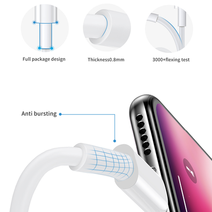 Wiwu The One PD To Lightning Usb Kablo 2M Beyaz