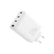 Wiwu TR257-AEU Mini GaN Tech 120W Power Adaptör Beyaz