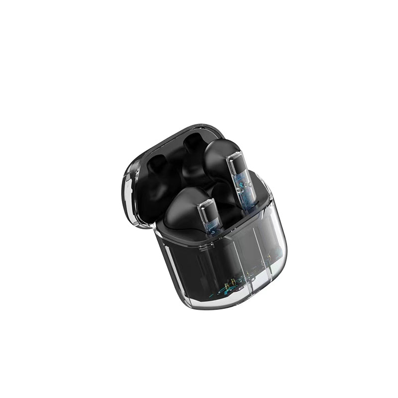 Wiwu TWS11 Şeffaf Tasarımlı Ghost Kulak İçi Bluetooth Kulaklık Beyaz