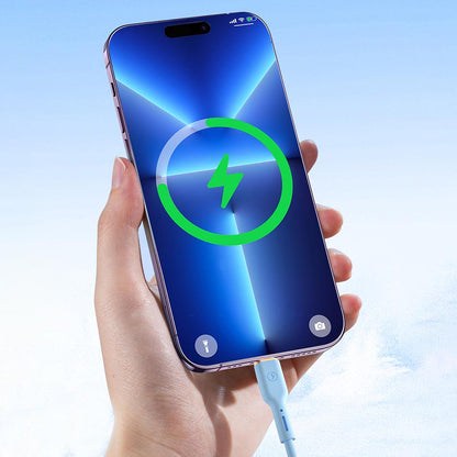 Wiwu Vigor YQ-02 Type-C to Type-C Esnek PD Data Kablosu 100W 480Mbps 1.2M Beyaz